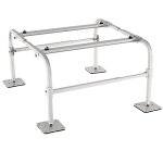Dual Fan Mini-Split Stand, Steel, 18" High