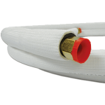 Ductless Lineset, 1/4" x 5/8" x 50', 1/2, White EZ-PULL
