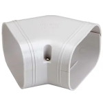 Slimduct 3-1/4" 45 degree Flat Ell, White 100
