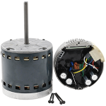 Programmed ECM Blower Motor, 1/2 hp, 230V