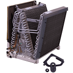 Flex Coil w/ Drainpan (2R/12/17.5), Alum, Hz