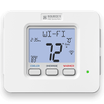LX Series Commercial Thermostat w/ Humidity Sensor, 7 Day, 3H/2C